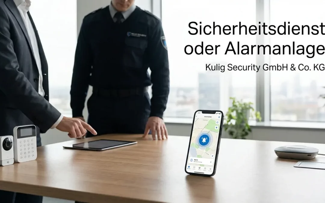 Sicherheitsdienst oder Alarmanlage
